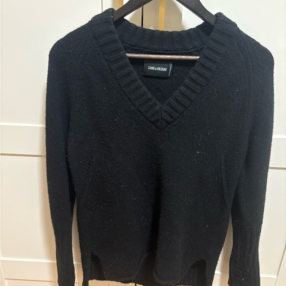 Zadig & Voltaire Black Knit Sweater